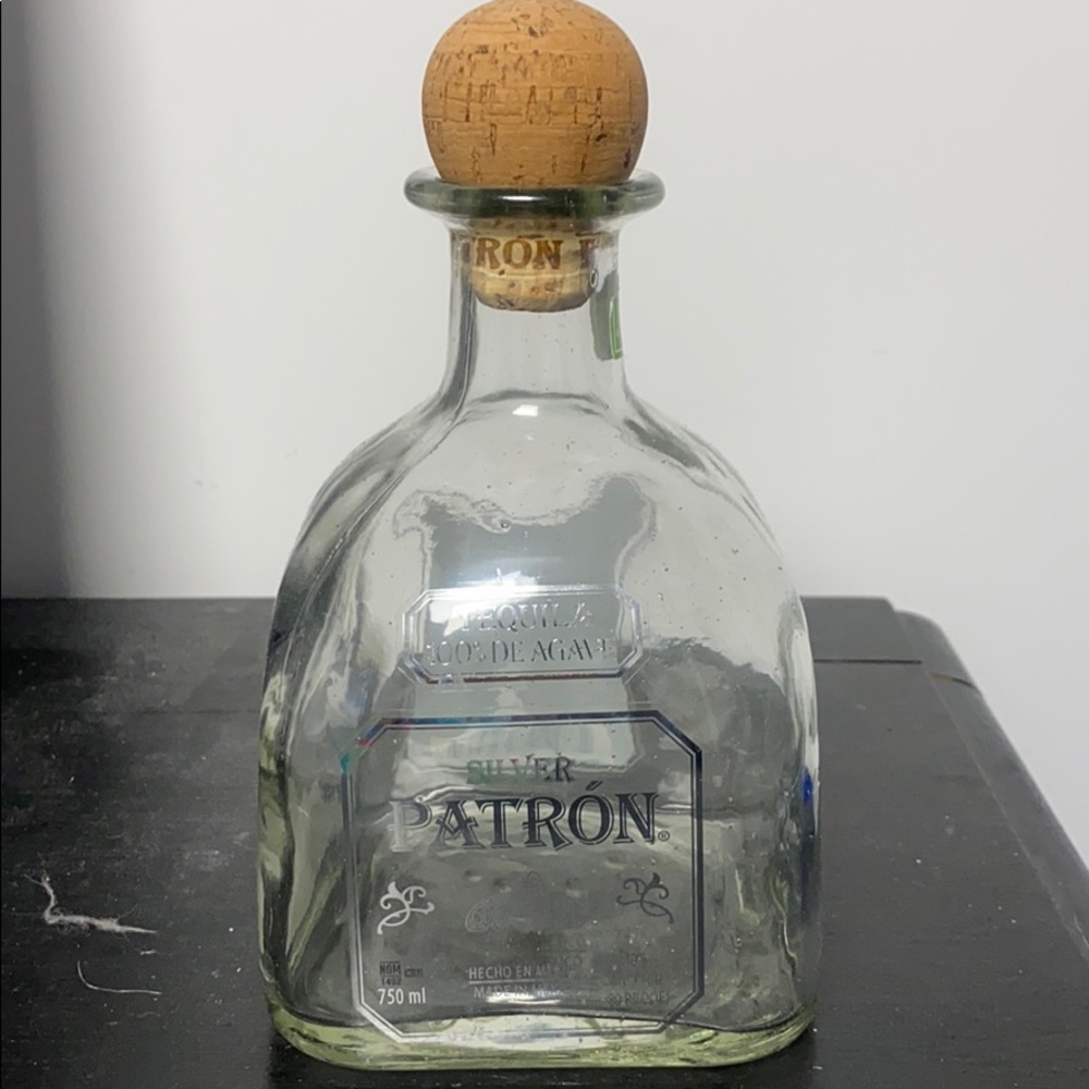 EMPTY PATRON BOTTLE - (750 ml)